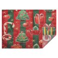 thumbnail image 1 of Rectangle Table Clothes Winter Christmas Red Green Tablecloth,Decorative Washable Table Cloths for Picnic Party Halloween Fall Thanksgiving Christmas, 1 of 5