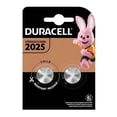 thumbnail image 1 of Pila de botón Duracell CR 2025 2 pzas, 1 of 4