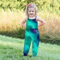 thumbnail image 4 of Tdoqot Toddler Girls Jumpsuits- Sleeveless Crewneck Casual Fashion Kids Summer Clothes with Pockets Green Size 5-6 T, 4 of 5
