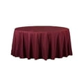 thumbnail image 6 of Efavormart Round Tablecloth, 120 Inch Stain & Wrinkle Resistant Washable Table Cloth, Decorative Polyester Fabric Table Cover for Banquet, Wedding, Dining - BURGUNDY, 6 of 9
