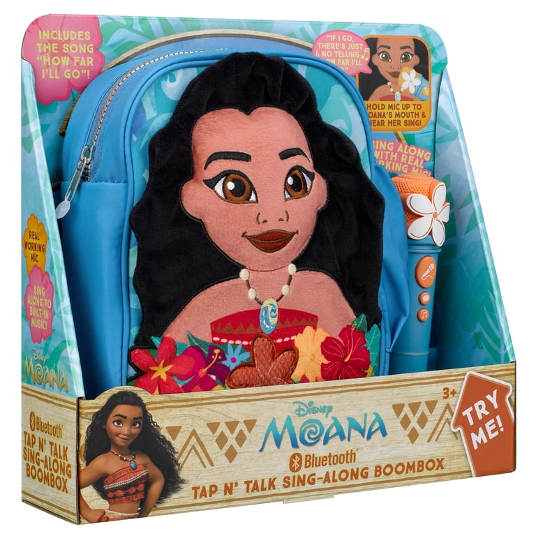 Disney Moana Bluetooth Sing Along Boombox with Karaoke Microphone