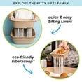 thumbnail image 3 of Kitty Sift (6-Pack) Disposable Cat Litter Box, Sustainable, Clean - Jumbo, 6-Pack, 3 of 11