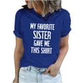 thumbnail image 2 of Fesfesfes Women T Shirts Short Sleeve Women Funny Printed Pattern Casual Fashion Soild Color Short Sleeve Tops Blouse Layering Shirts for Women M(US:6), 2 of 7