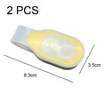 thumbnail image 2 of 2pcs LED Luminous Silicone Adjacent Clip Light Magnetic Suction Light - yellow, 2 of 5