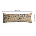thumbnail image 6 of Paisley Long Body Pillow Cover - Vintage Bohemian Floral Print, Soft & Breathable Ethnic Fabric, Hidden Zipper, 20"x54" - Elegant Home Decor Gift for Side Sleepers & Pregnancy Support, 6 of 7