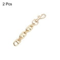 thumbnail image 3 of Uxcell 2Pack 12cm/4.7" Alloy Purse Strap Extender Bag Chain for Handbag Clutch, Bronze, 3 of 7