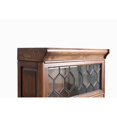 thumbnail image 2 of Crafters and Weavers Arts and Crafts 5 Stacks Wood Barrister Bookcase in Walnut, 2 of 5