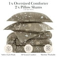 thumbnail image 2 of Secret Meadow Printed Comforter Set by SouthShore Fine Linens, 2 of 9
