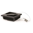 thumbnail image 2 of Camco Sewer Hose Storage Carrier Cap 40324 Use With 4 Inch Square Sewer Hose Bumper; Black; Polyethylene; Single; With Vent Holes; With English/French Language Packaging, 2 of 4