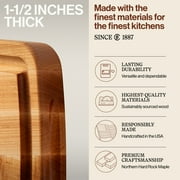 John Boos CB Reversible Wood Cutting Board with Juice Groove, Maple