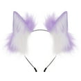 thumbnail image 4 of Pinza para el pelo con orejas de felpa perfecl Decoración de diadema para Halloween, 4 of 8