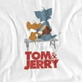 thumbnail image 2 of Tom And Jerry Movie T-Shirt Park Bench Unisex Graphic Tee For Men & Women, 2 of 7