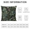 thumbnail image 5 of Creowell Spring Pillow Covers Black Sage Green Flower Decor Farmhouse Throw Pillows Spring Vintage Botanical Print Floral Decorations Pillowcase Outdoor Cushion Case for Couch Sofa, 5 of 5