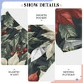 thumbnail image 6 of FORMRS Boys Pajama Pants with Pockets Size 9-10Y Kids Lounge Sleep Bottoms, White Christmas Leaves, 6 of 8