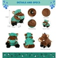 thumbnail image 3 of DolliBu Wild Boar Doctor Plush Toy - Super Soft Wild Boar Doctor Stuffed Animal Dress Up with Cute Scrub Uniform and Cap Outfit - Fluffy Doctor Toy Plush Gift - 9.5 Inches, 3 of 7