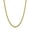 Gold, variant on Crucible Jewelry Men's Rope Chain Stainless Steel Necklace (6mm) - 26"