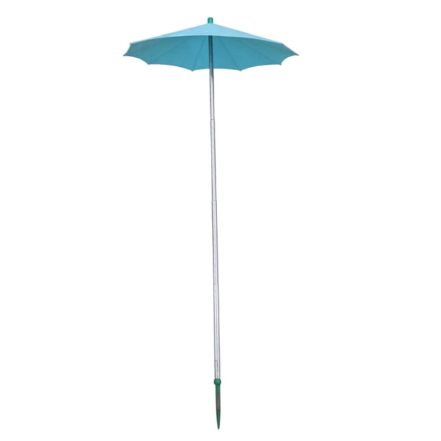 Sombrilla para plantas de exterior, fácil de instalar, para balcón, jardín o parterre. Azul