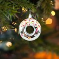 thumbnail image 4 of Beautynvta 4 Pcs Christmas Tree Decorations, 3.15'' Plastic Sweet Doughnuts Pendant, Shatterproof Christmas Dessert Hanging Decorations for Xmas Tree Windows Party Decor, 4 of 7