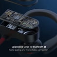 thumbnail image 5 of Bluetooth Wireless Headphones, Best Sports Earphones w/Mic IPX7 Waterproof HD Stereo Sweatproof Earbuds for Gym Running Workout 8 Hour Battery Noise Cancelling Headsets Cordless Heapdhone-Red, 5 of 11