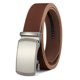 thumbnail image 1 of Cinturón de piel con trinquete CHAOREN para hombre, ajuste personalizable, 1 of 6