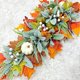 thumbnail image 5 of 60cm Autumn Pumpkin Harvest Wreath - Artificial Maple Leaves Garland Thanksgiving Door Hanging Decoration for Windows Front Doors, 5 of 5