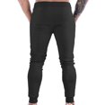 thumbnail image 4 of SDNall Mens Pants Men Color-Matching Pockets Zipper Pull Rope Fashion Casual Comfort Pants, 4 of 9