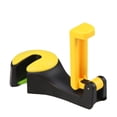 thumbnail image 1 of Matsuzay Gancho para reposacabezas de coche con soporte para teléfono, percha para respaldo de asiento para bolso, monedero, paño de comestibles, Teléfono y Comunicación amarillo, 1 of 5