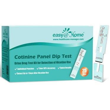 Easy@Home 25 Pack Nicotine Urine Test Kit