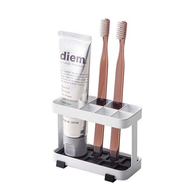 Home -Soporte para Cepillo para Polvo de Dientes y Pasta Dental para encimera de baño, Talla única