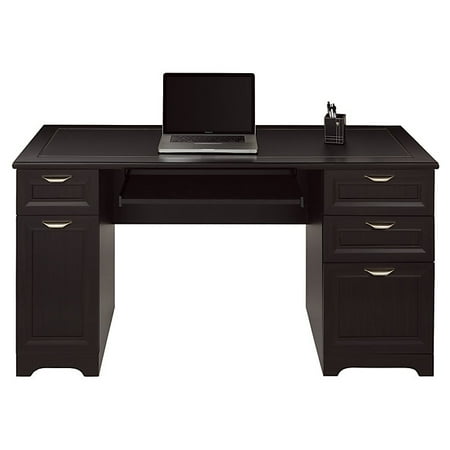 Realspace Magellan Collection Managers Desk, Espresso - Walmart.com