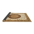 thumbnail image 2 of Ahgly Company Indoor Round Medallion Brown Traditional Area Rugs, 4' Round, 2 of 4
