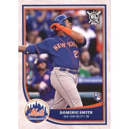 Ozzie Smith Baseball Card - 2018 Topps Big League #34 Dominic Smith New York Mets Rookie Baseball Card - *GOTBASEBALLCARDS