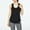 Black, variant on ZZwxWA Tank Top for Womens Girls Workout Yoga Tops Soft Sleeveless Tank Tops Sleeveless Activewear Loose Fit Running Exercise