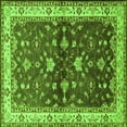thumbnail image 1 of Ahgly Company Indoor Square Oriental Green Industrial Area Rugs, 5' Square, 1 of 4