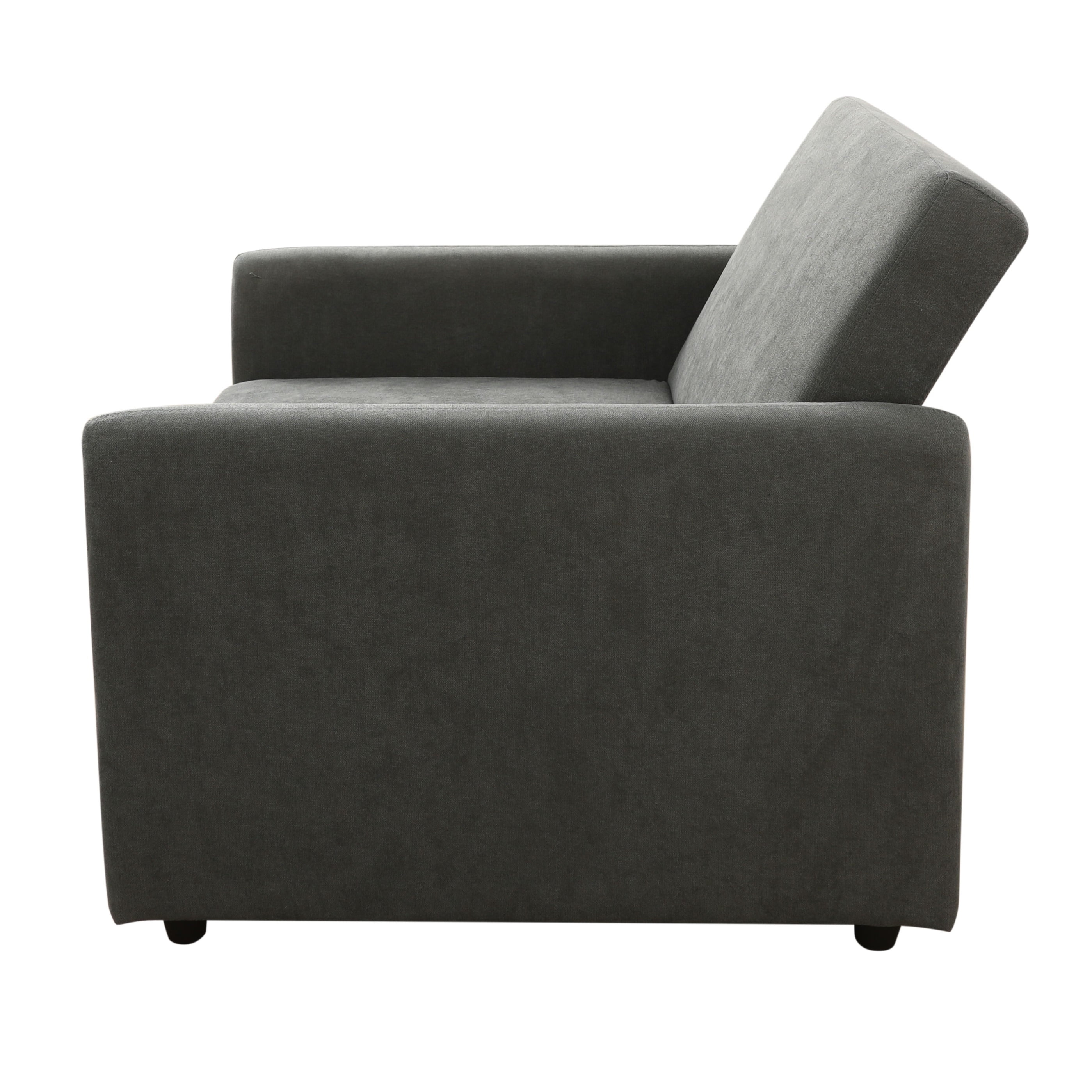 L-Shaped Linen Sectional Sofa with Chaise & Storage Tufted Sofa Couch Set for Living Room, Leather White