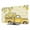 yellow, variant on Indoor Elastic TV Cover, Lemon Truck Dust Proof TV Screen Slipcover Protection, Summer Tropical Lemon Fruits Yellow Stretch Waterproof Monitor Fitted 24" TV Covers for Inside