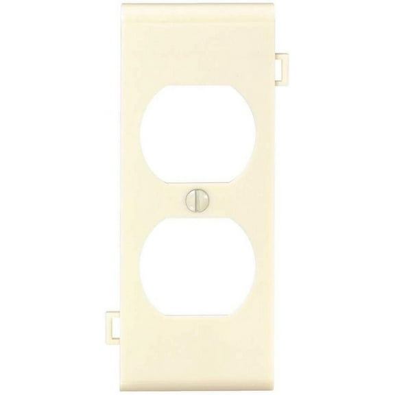 Leviton PSC8-I Ivory Duplex Receptacle Sectional Center Wall Plate