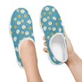 thumbnail image 6 of Psesaysky Dog Paw Daisy Print Casual Shoes Walking Shoes for Little Girls Breathable Comfortable Loafers Size 11-15, 6 of 7