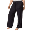 thumbnail image 6 of Super Soft Passports Women's Plus Size Pajama Casual Pants Wide Leg Drawstring Sleep Pajama PJ Cotton Casual Pants, 6 of 6