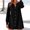 c01Black, variant on Arnsht Women’s Button Down Shirts V-Neck Long Sleeve Bikini Bathing Suit Cover Up Plus Size Casual Blouse Beachwear Gray M