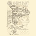 thumbnail image 2 of Mens How to Train Your Dragon Legendary Dragon Stats Toothless the Night Fury T Shirt, 2 of 5