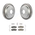 thumbnail image 1 of Transit Auto Rear Coated Disc Brake Rotors and Ceramic Pads Kit for Car GMC Acadia Buick Enclave Chevrolet Traverse Saturn Outlook Limited KGA-103878, 1 of 11