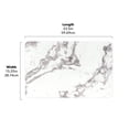 thumbnail image 3 of FloorPops Marble Grey Stone Quick Drying Mat, 3 of 7