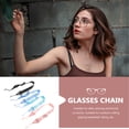 thumbnail image 2 of MasteelfCA 4 Pcs Porte-Lunettes Réglables Chaînes de Lunettes Sangles de Lunettes de Soleil Réglables, 2 of 7