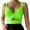 181#Green, variant on Women's Workout Sports Bras Fitness Padded Backless Yoga Crop Tank Top Twist Back Cami