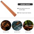 thumbnail image 3 of 1Pack Violin Fingerboard for Accurate Playing Brown Wood 27.2x4cm Rectangular Shape, 3 of 9