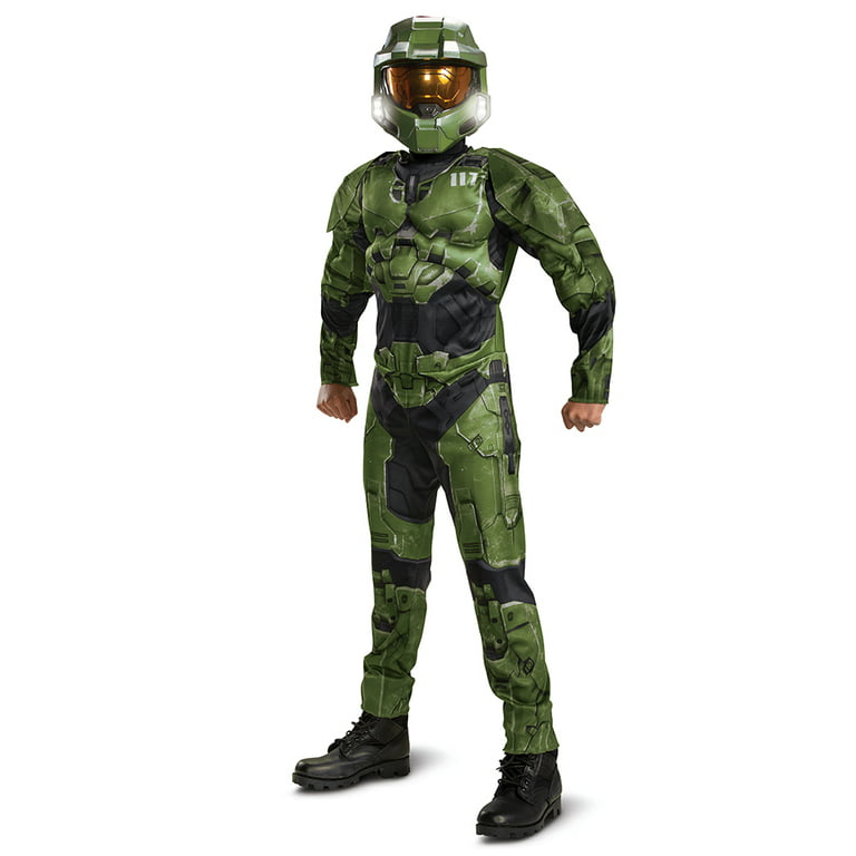 Disguise Halo Master Chief Infinite Light-up Deluxe Exclusive Halloween  Costumes 