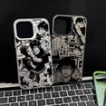 thumbnail image 2 of Jujutsu Kaisen Toji Anime para Apple iPhone 15 14 13 12 11 X XS XR 8 7 Pro Max Plus funda de teléfono plateada de color mate, 2 of 5
