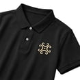 thumbnail image 4 of DayScoop Mens Big & Tall T-Shirt Summer T Shirt Short Sleeve Solid Color Fashion Casual Collared Button Down Embroidered Loose Oversize Tops, 4 of 6