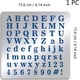 thumbnail image 2 of Plantillas de letras de metal mate de la A a la Z, alfabeto, números y símbolos, 2 of 9